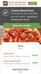 Mobile Screenshot of cucinabenepizza.com